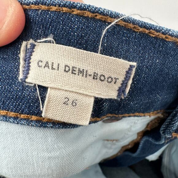 MADEWELL Cali Demi Boot Denim Jeans In Wyoming Wash G7202 // 2 - Picture 10 of 12